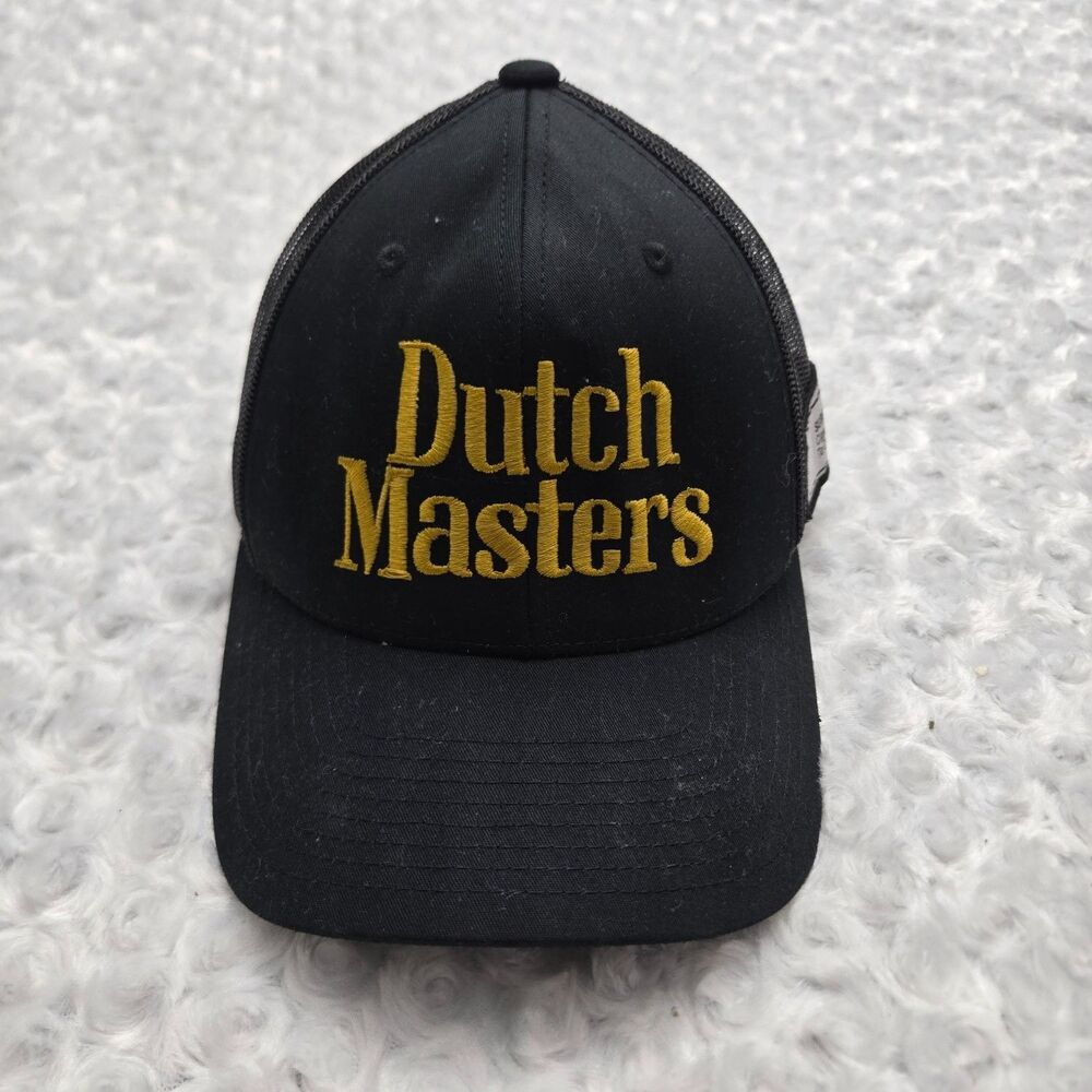 Dutch Masters Trucker Hat Cigars Advertising the Classics Mens Black Mesh Back